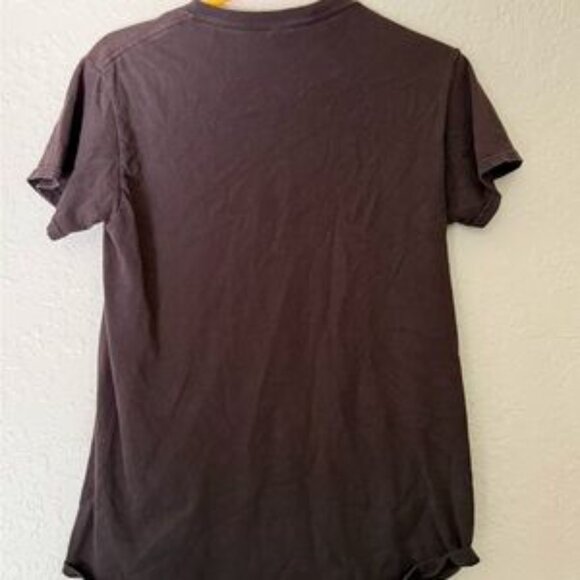 Black Graphic T-Shirt with White Text - Picture 2 of 5